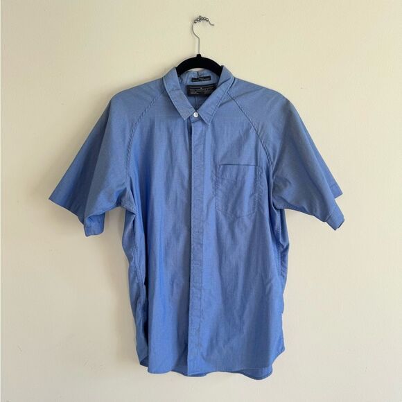 Levi’s Men's Blue Short Sleeve Casual Button Down Shirt - Picture 1 of 3